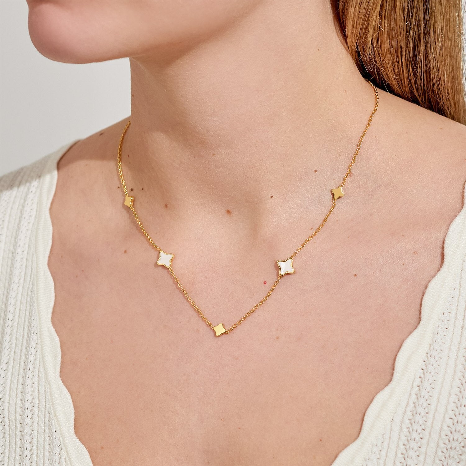 Joma Jewellery - Style Stories - Mother of Pearl Clover