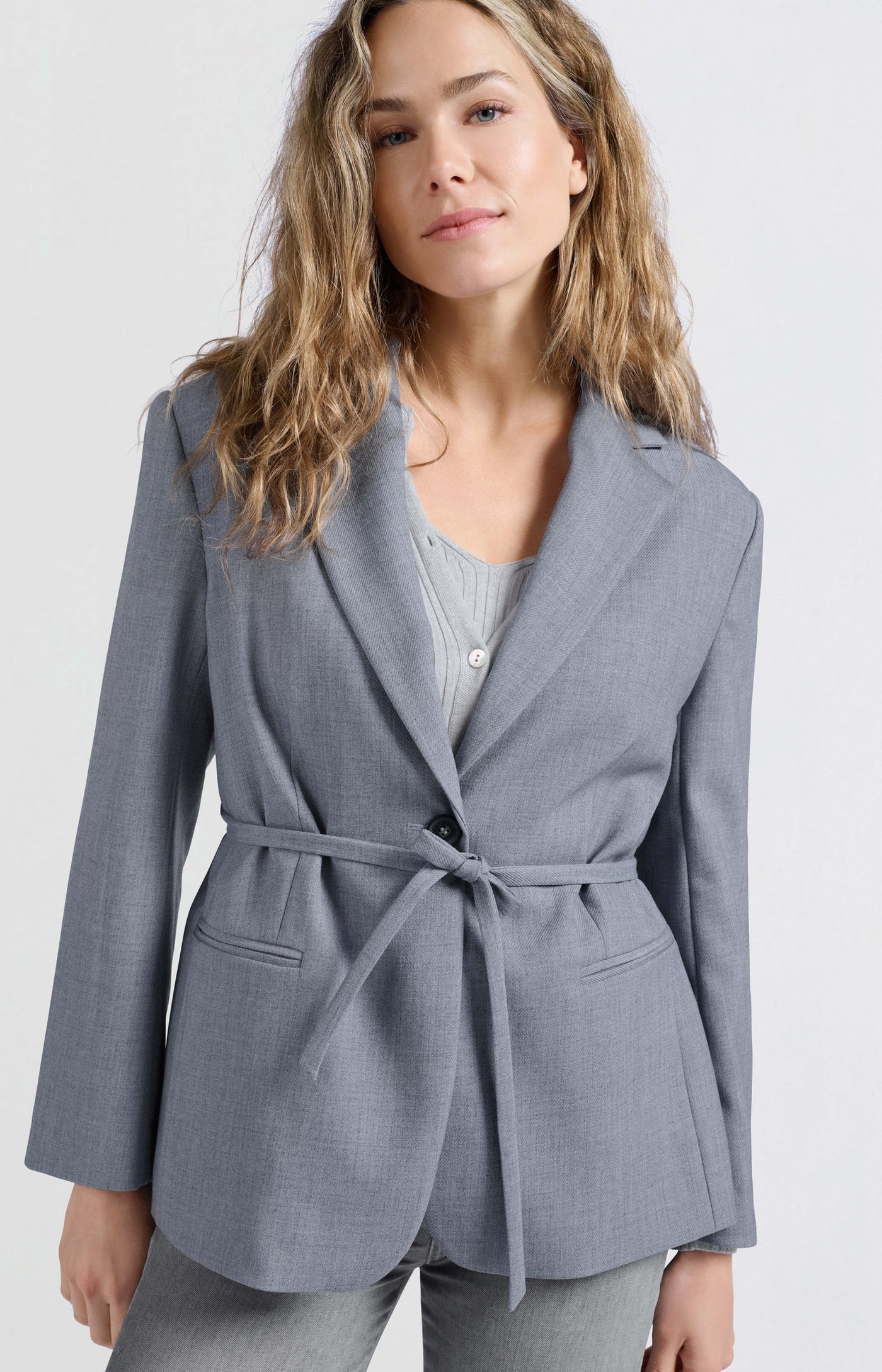 Yaya - Oversized Blazer with Belt