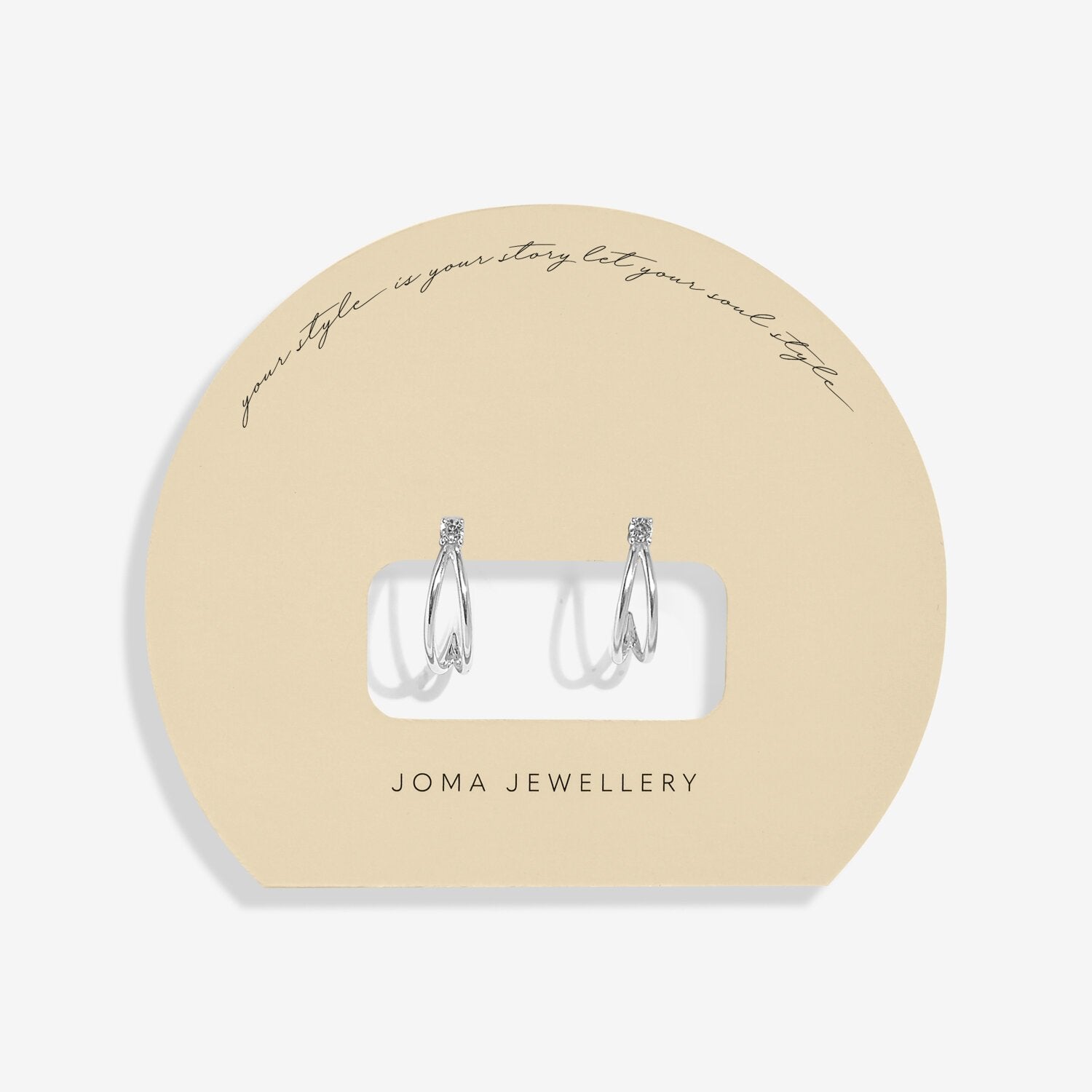 Joma jewellery - Soul Shine - Cubic Zirconia Hoop