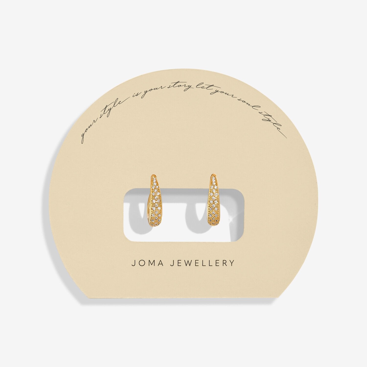 Joma Jewellery - Soul Shine - Pave Hoop