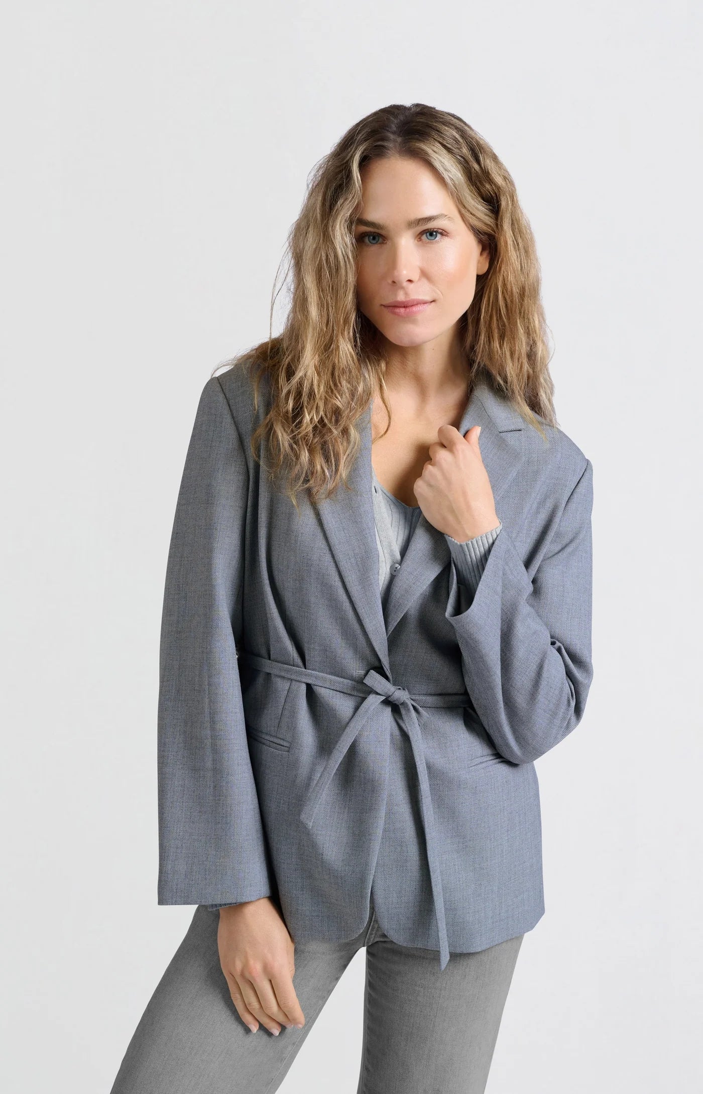 Yaya - Oversized Blazer with Belt
