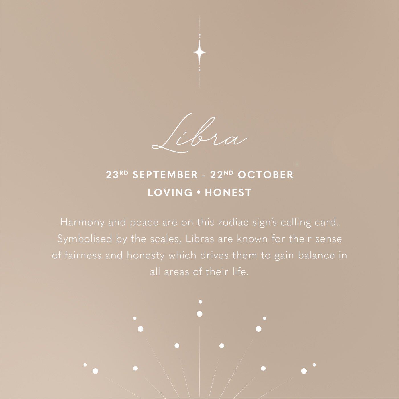 Katie Loxton - Libra Waterproof Gold Zodiac Necklace
