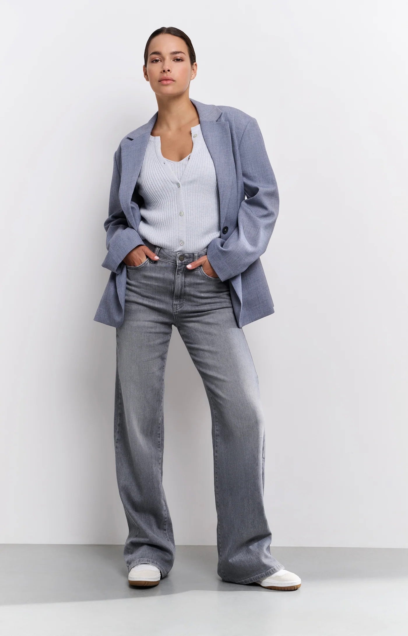 Yaya - Oversized Blazer with Belt