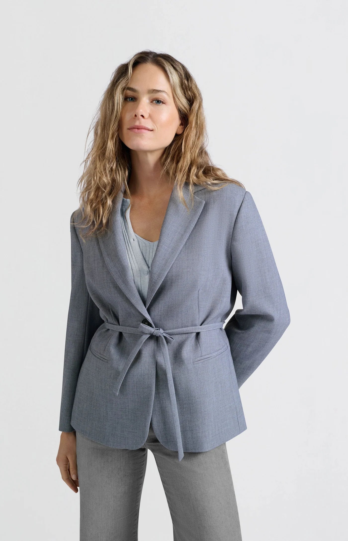 Yaya - Oversized Blazer with Belt
