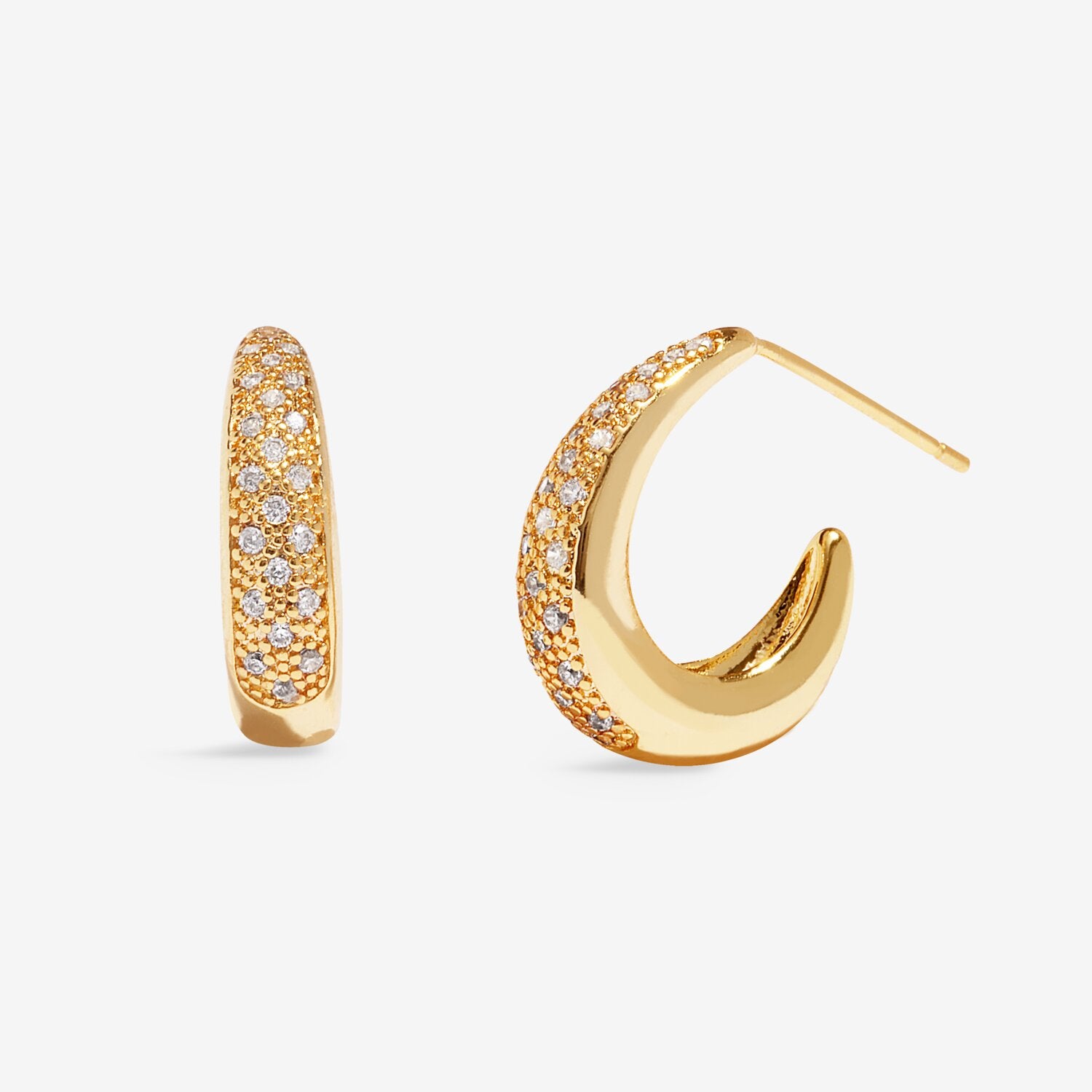 Joma Jewellery - Soul Shine - Pave Hoop