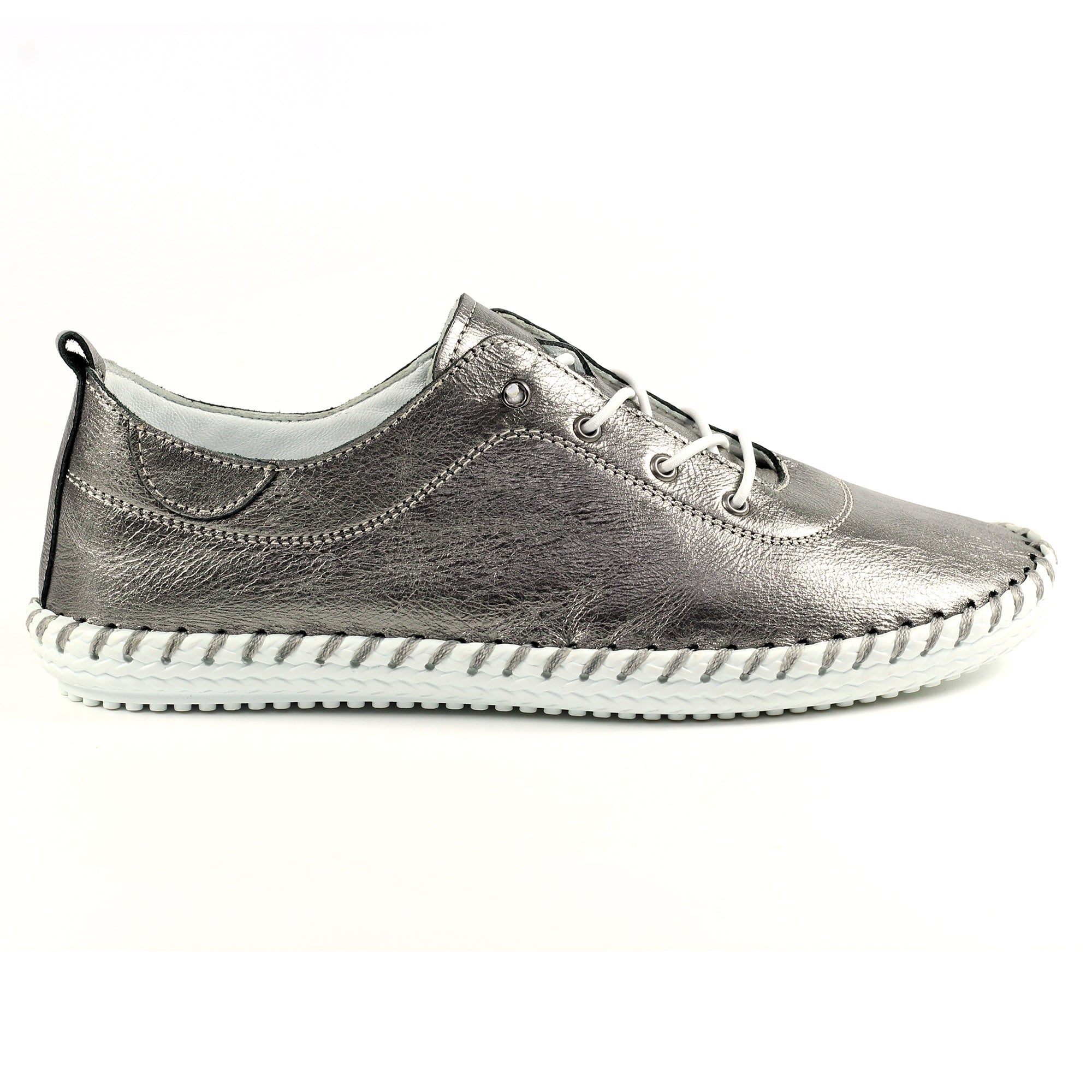 LUNAR - St Ives Leather Plimsole