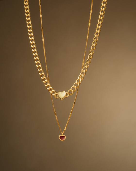 Katie Loxton - Rouge Heart Necklace