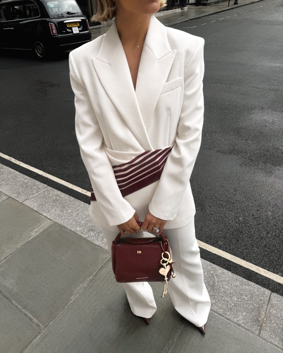 Katie Loxton - Nova Woven Texture Top Handle Bag