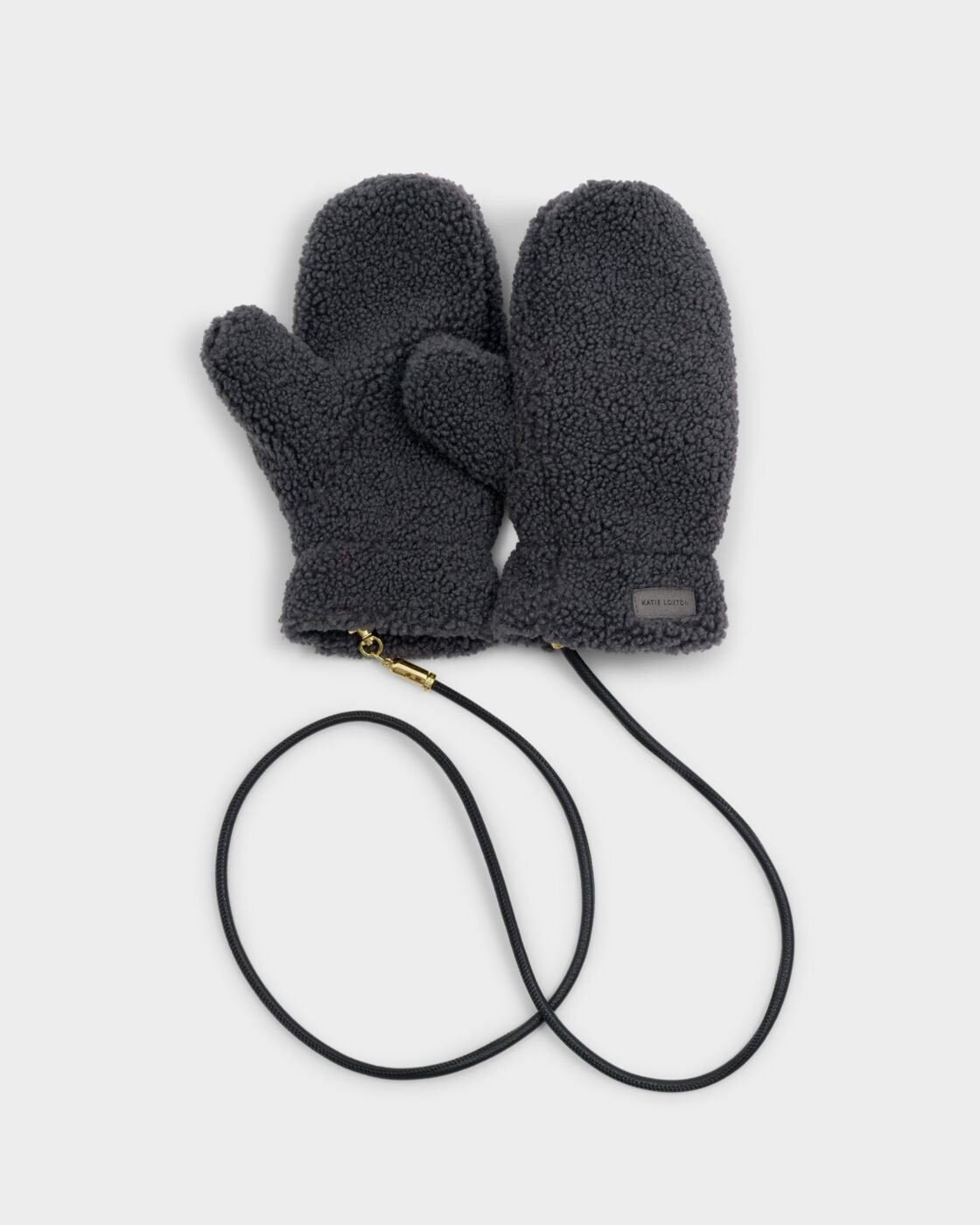 Katie Loxton - Teddy Mittens with Cord