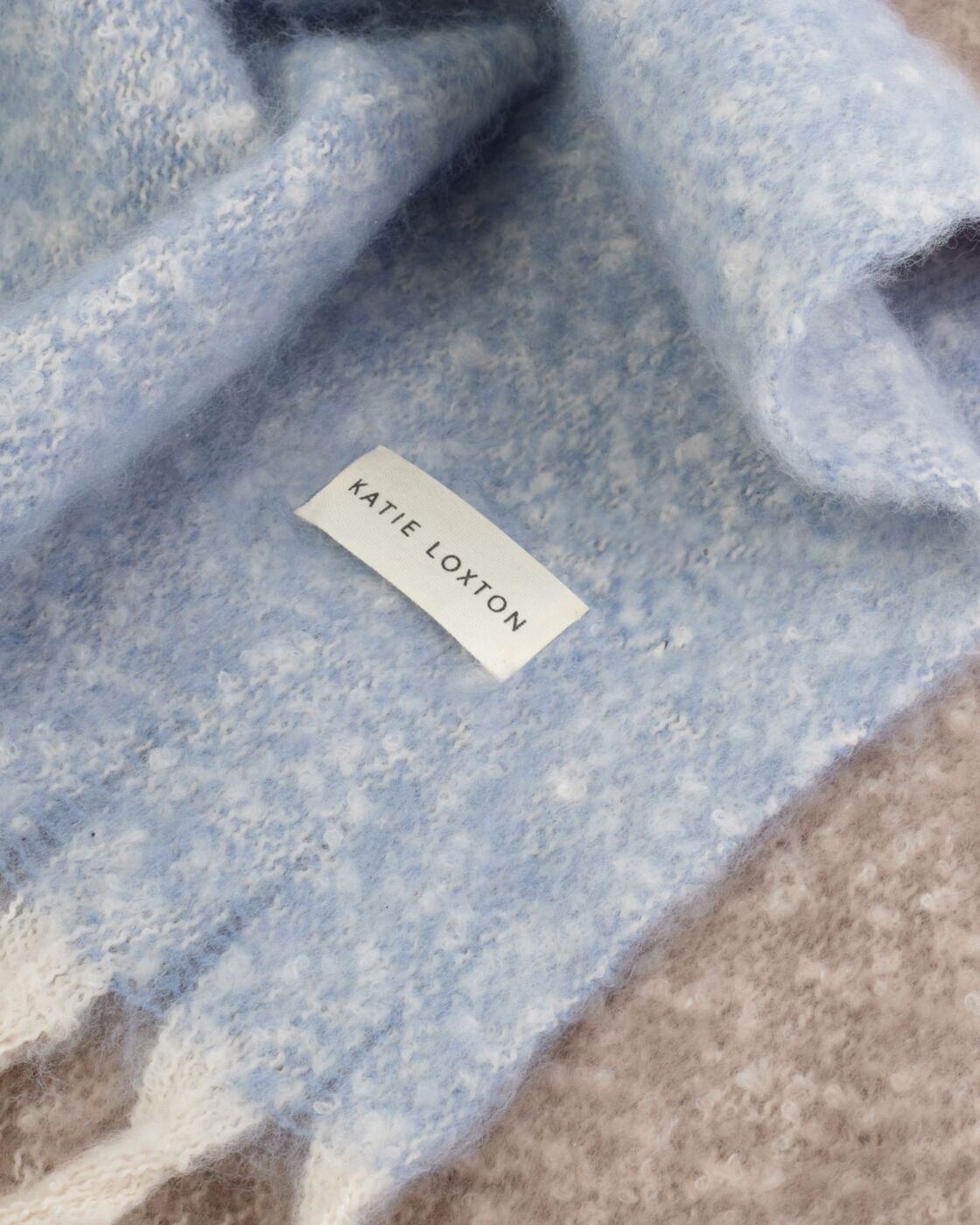 Katie Loxton - Recycled Striped Tassel Scarf