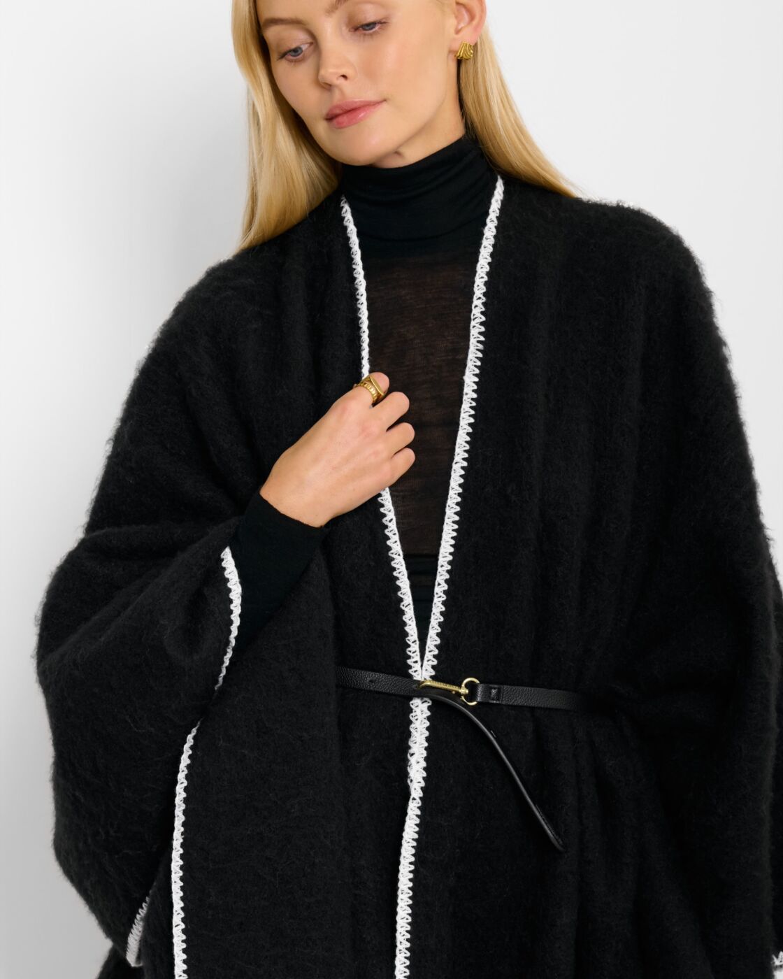 Katie Loxton - Whipstitch Cape with Belt
