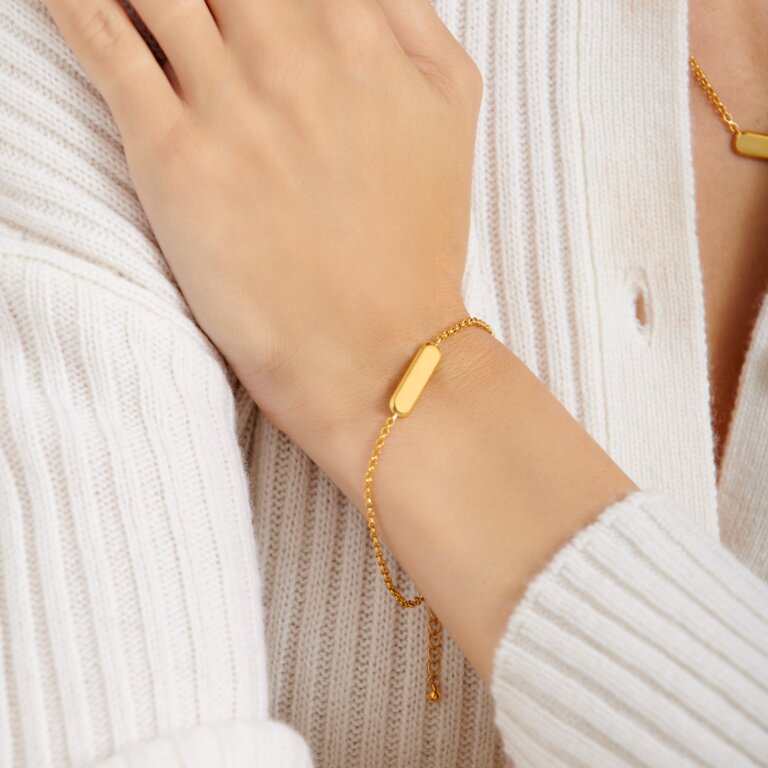 Katie Loxton - Signet Waterproof Gold Bracelet