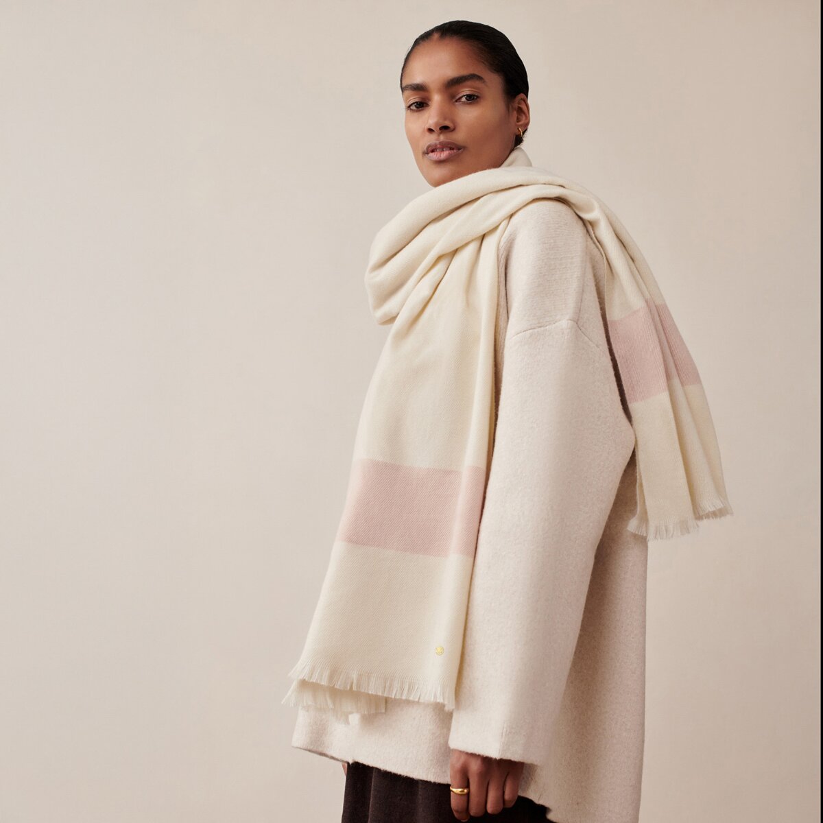 Katie Loxton - Stripe Blanket Scarf