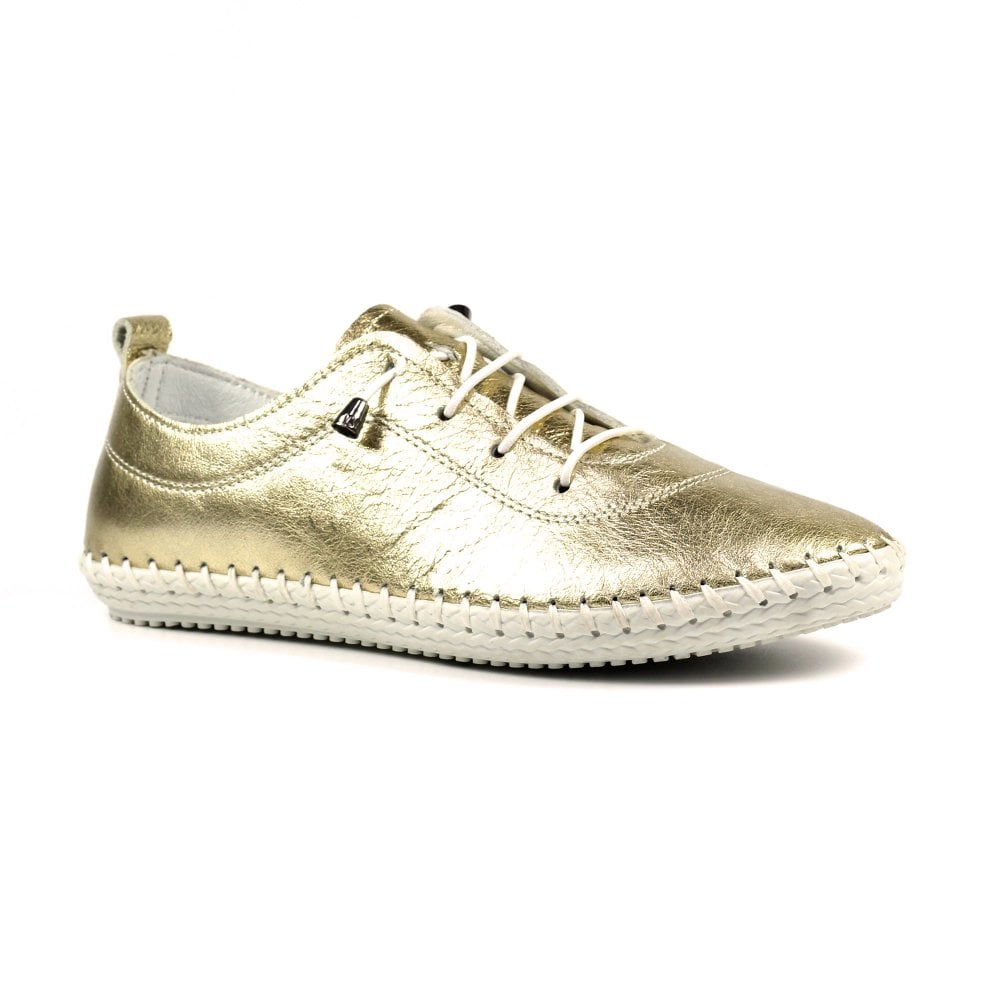 LUNAR - St Ives Leather Plimsole