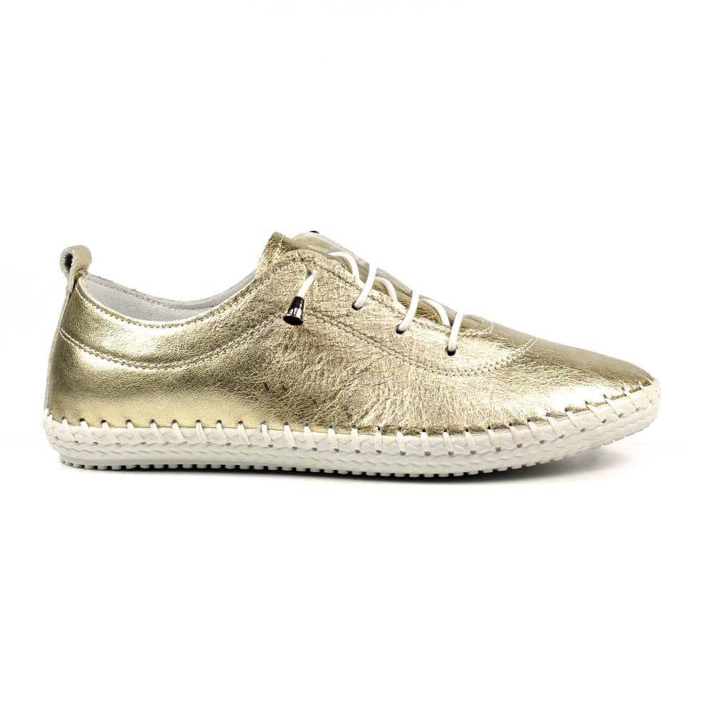 LUNAR - St Ives Leather Plimsole