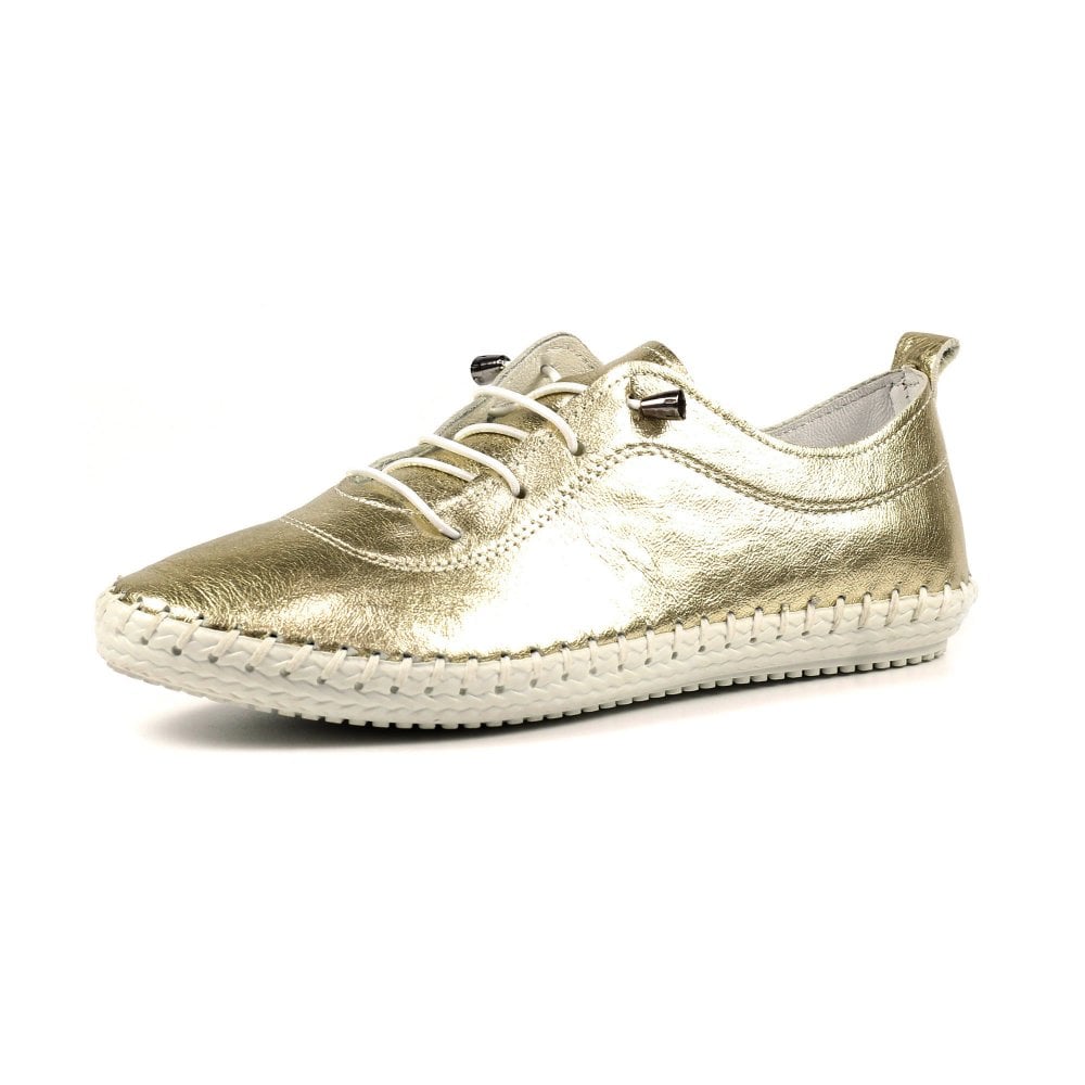 LUNAR - St Ives Leather Plimsole