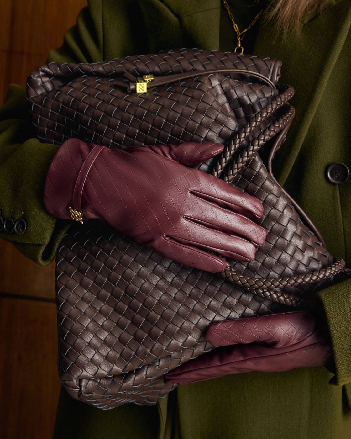 Katie Loxton - Boxed Faux Leather Gloves