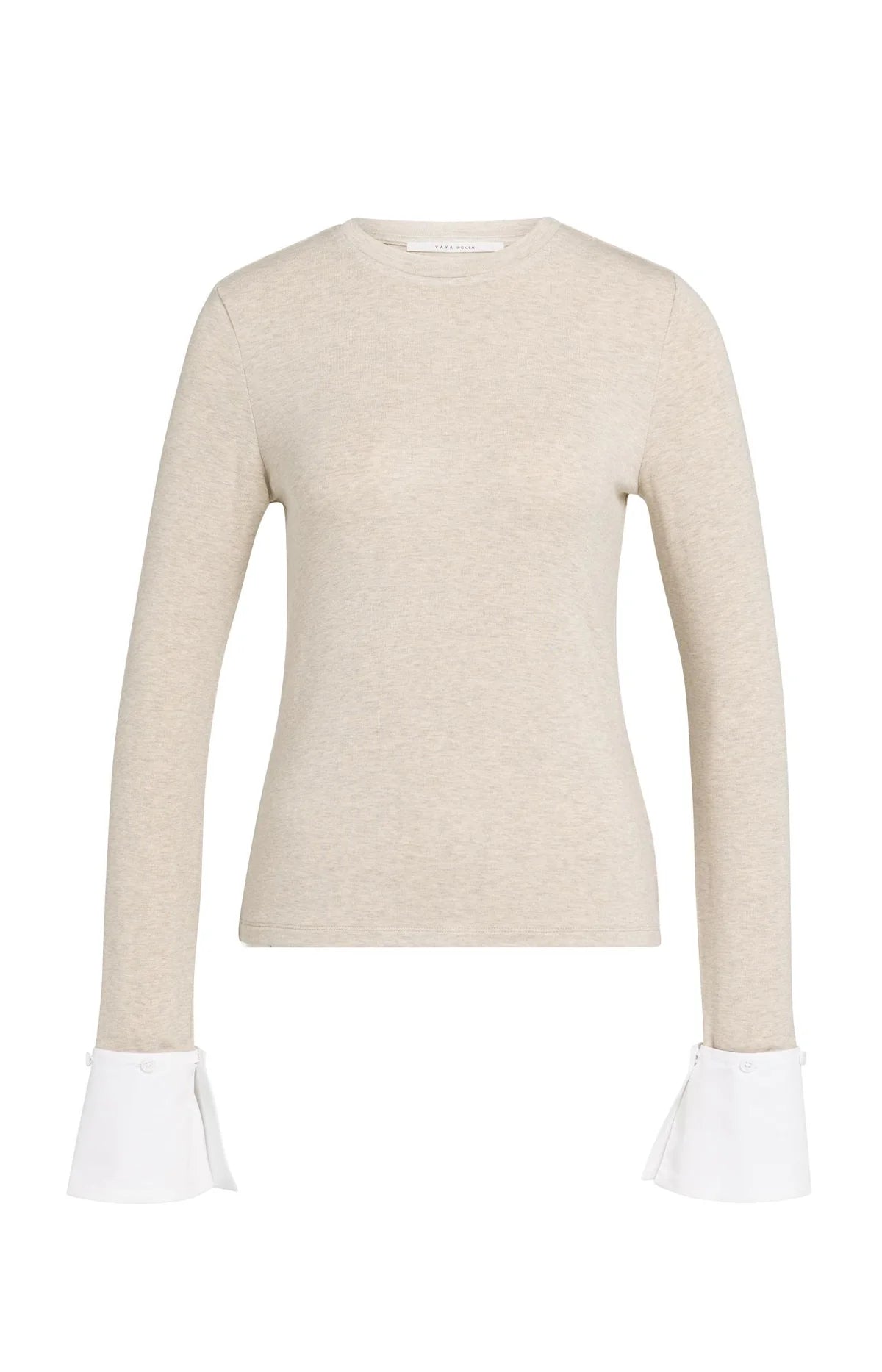 YaYa - Avella Jersey Top with removable cuffs