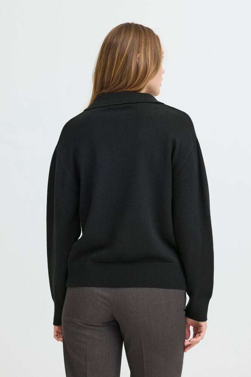 Pulz Jeans - Steffi Open Polo Pullover