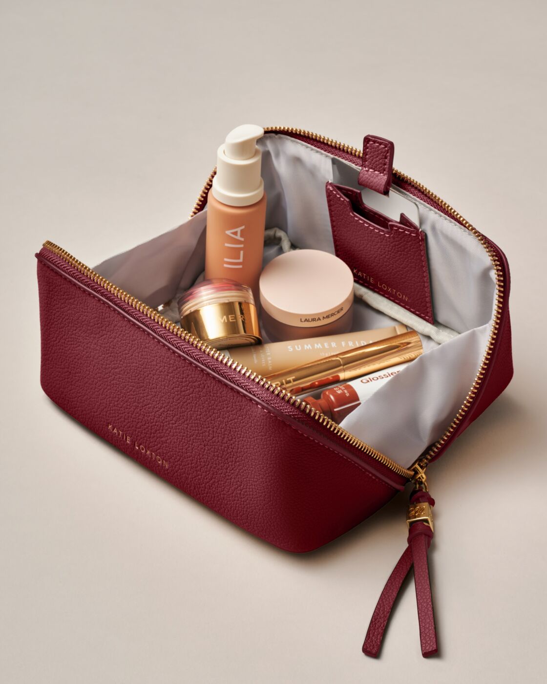 Katie Loxton - Fold-Out Mirror Makeup Up Bag