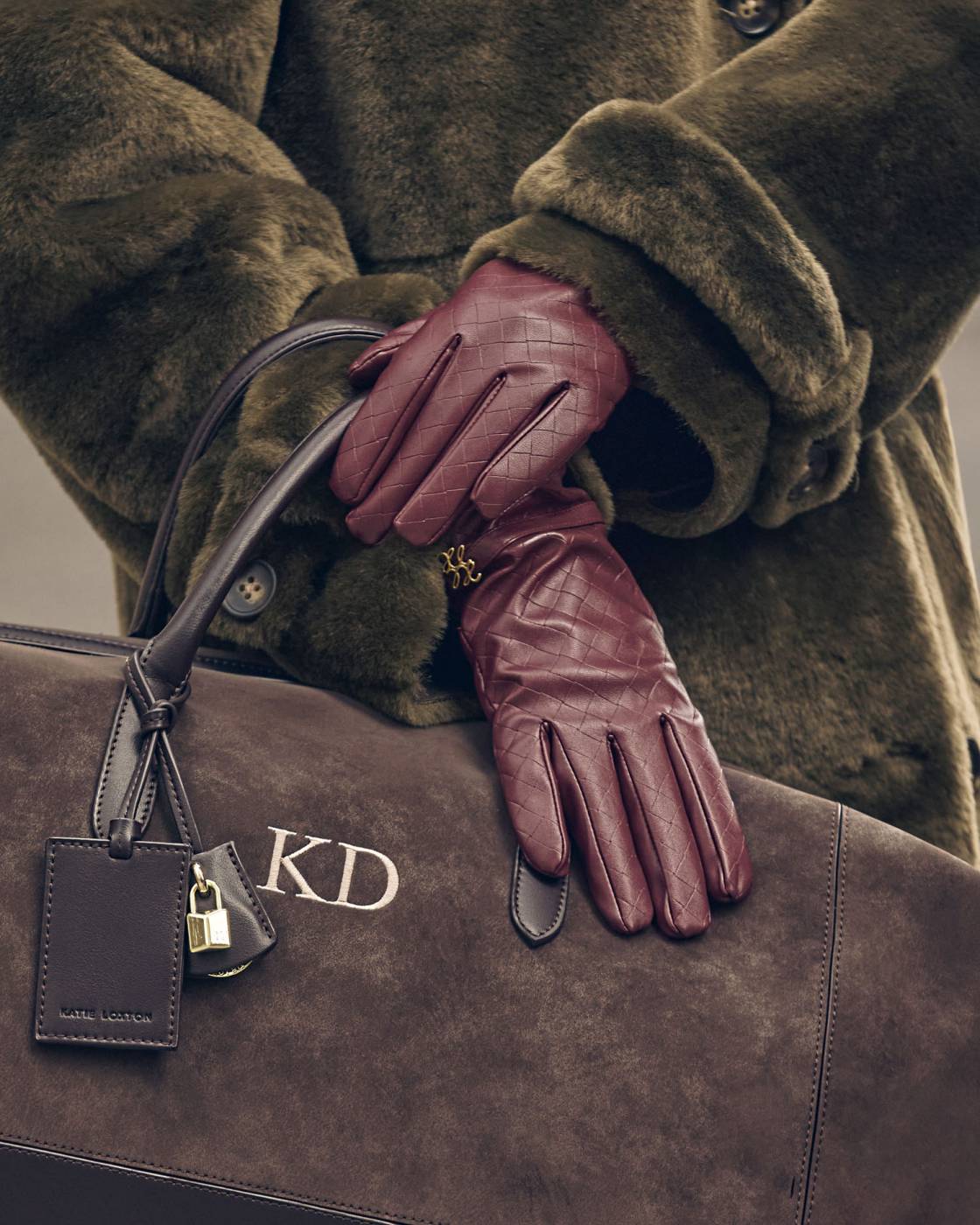 Katie Loxton - Boxed Faux Leather Gloves