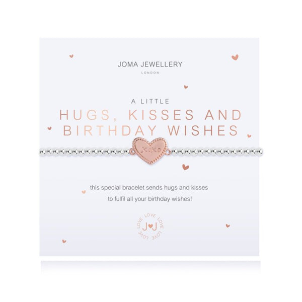 Joma Jewellery- A Little Hugs Kisses And Birthday Wishes Bracelet