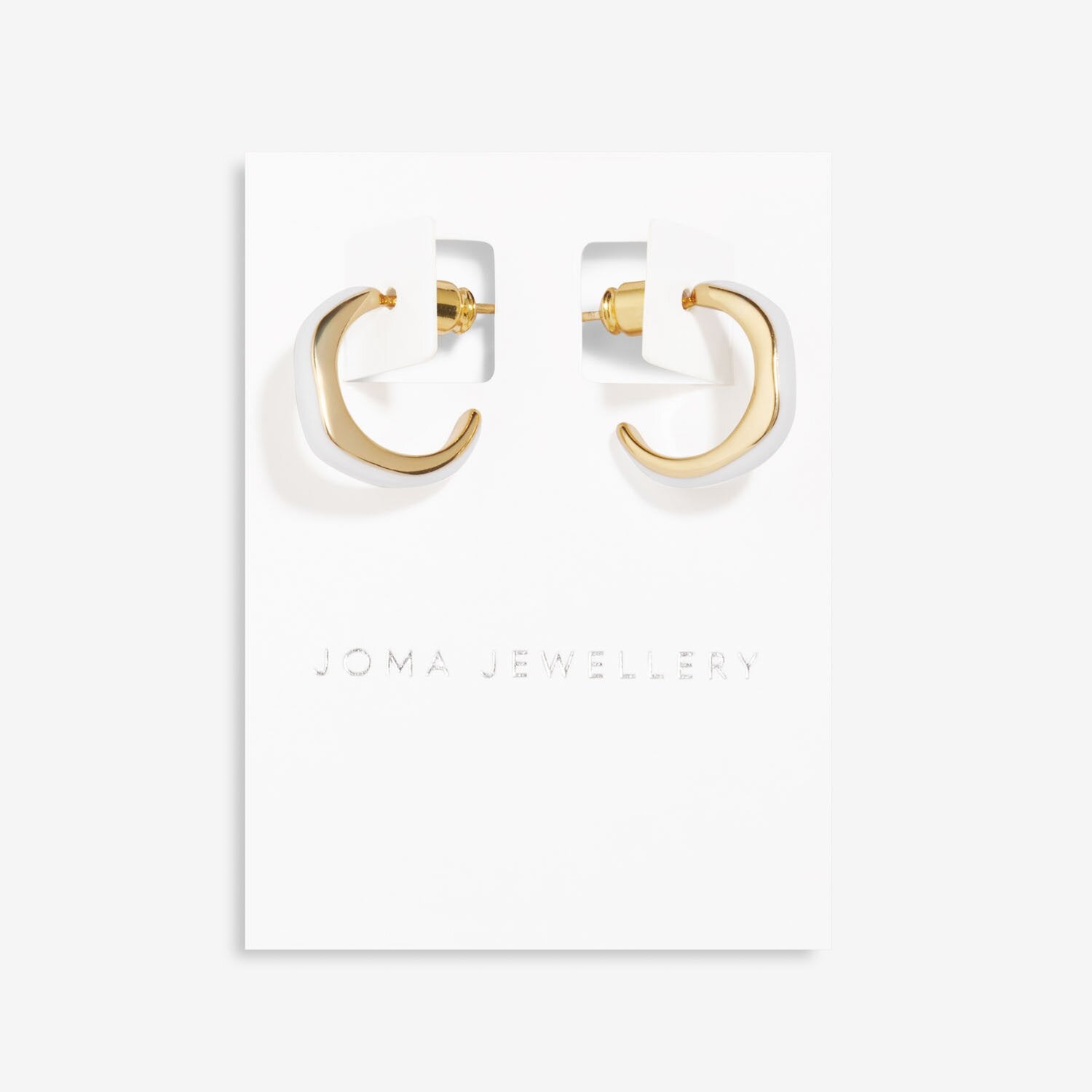 Joma Jewellery - Beau Enamel Hoop Earrings