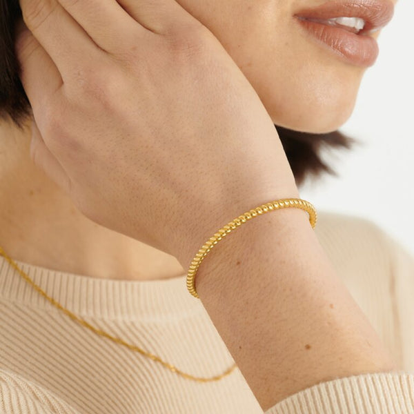 Katie Loxton - Celine Waterproof Gold Rope Bangle