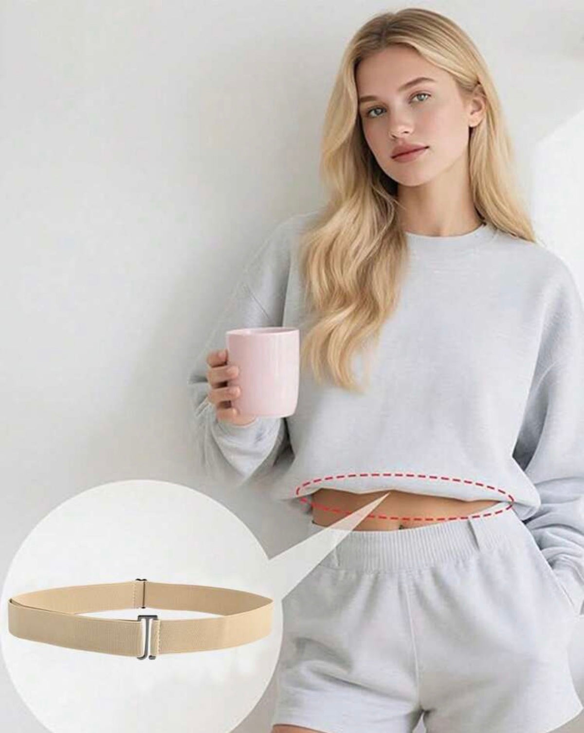 Elastic Adjustable Waist Belt