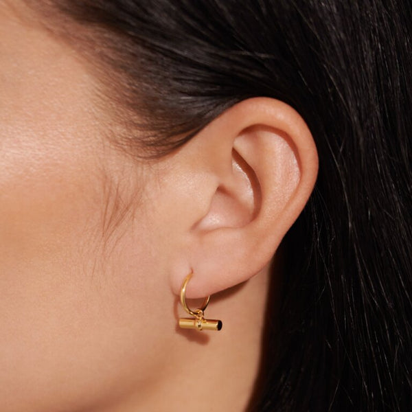 Joma Jewellery - Aura Bar Hoop Earrings