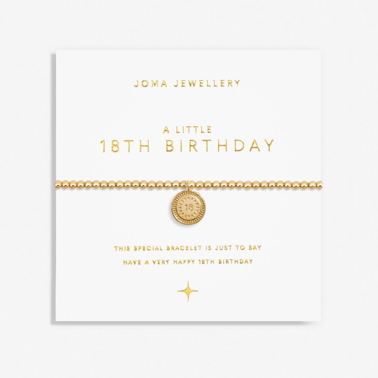 Joma Jewellery - Gold A Little 18th Birthday