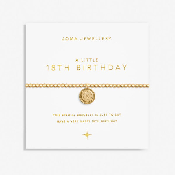 Joma Jewellery - Gold A Little 18th Birthday