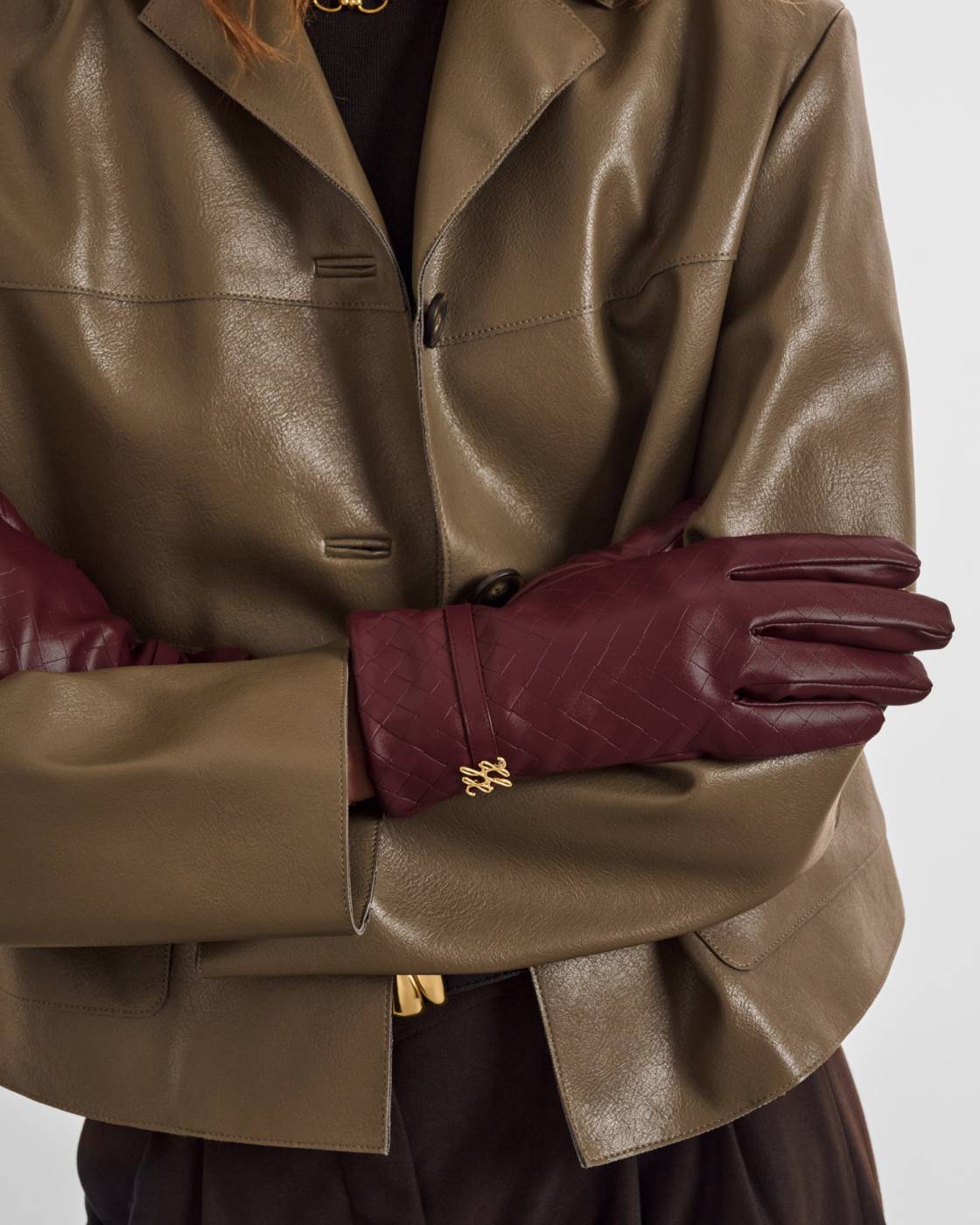 Katie Loxton - Boxed Faux Leather Gloves