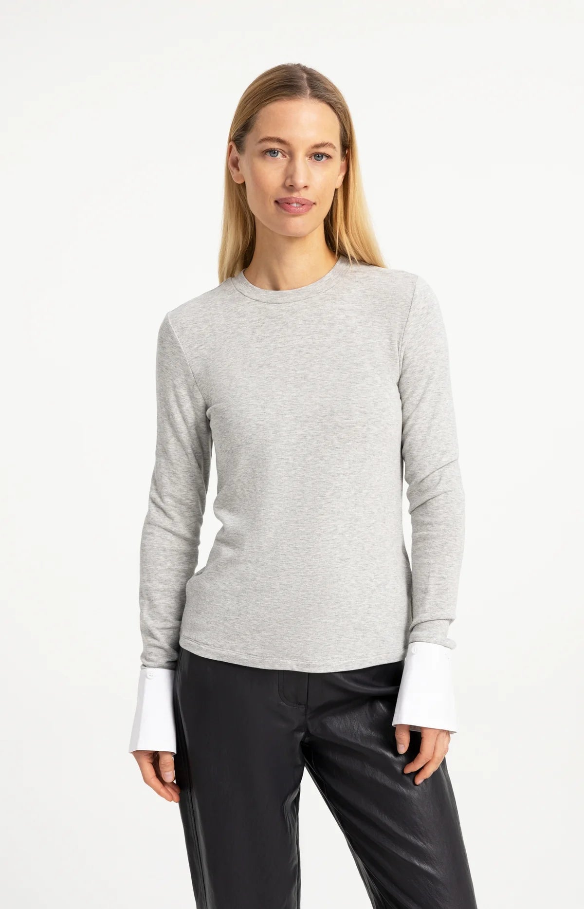 YaYa - Avella Jersey Top with removable cuffs