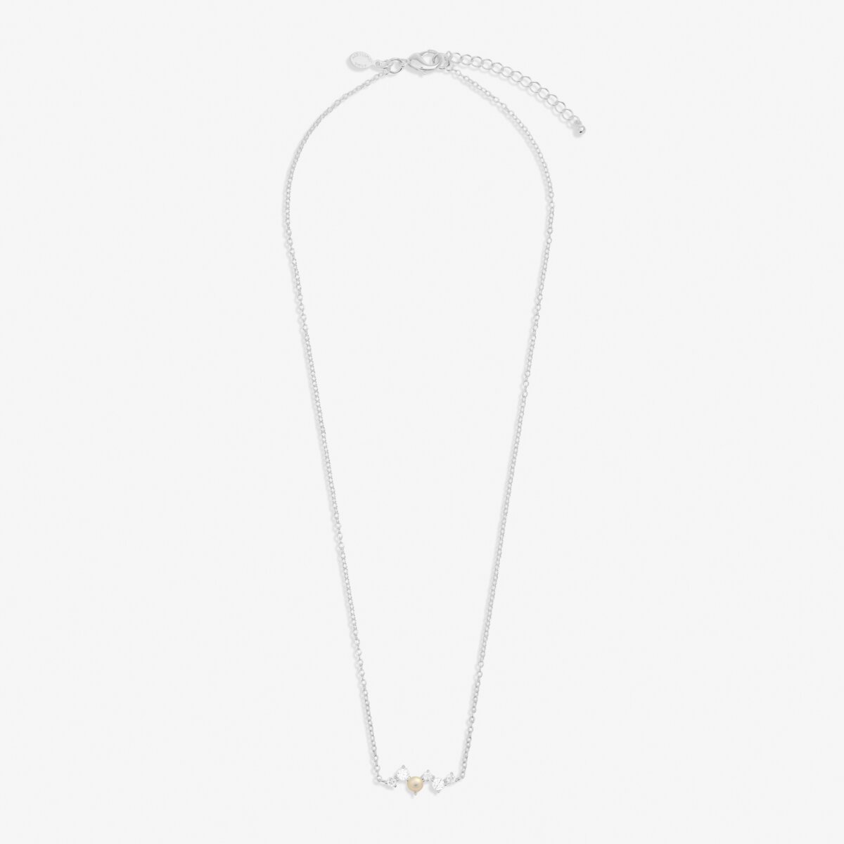 Joma Jewellery - Halo Pearl Cluster Necklace