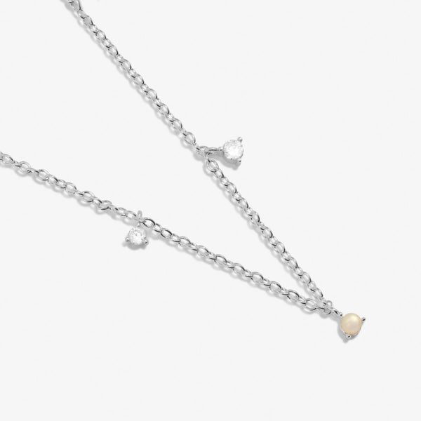 Joma Jewellery - Halo Pearl Charms Necklace