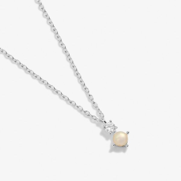 Joma Jewellery - Halo Pearl Pendant Necklace