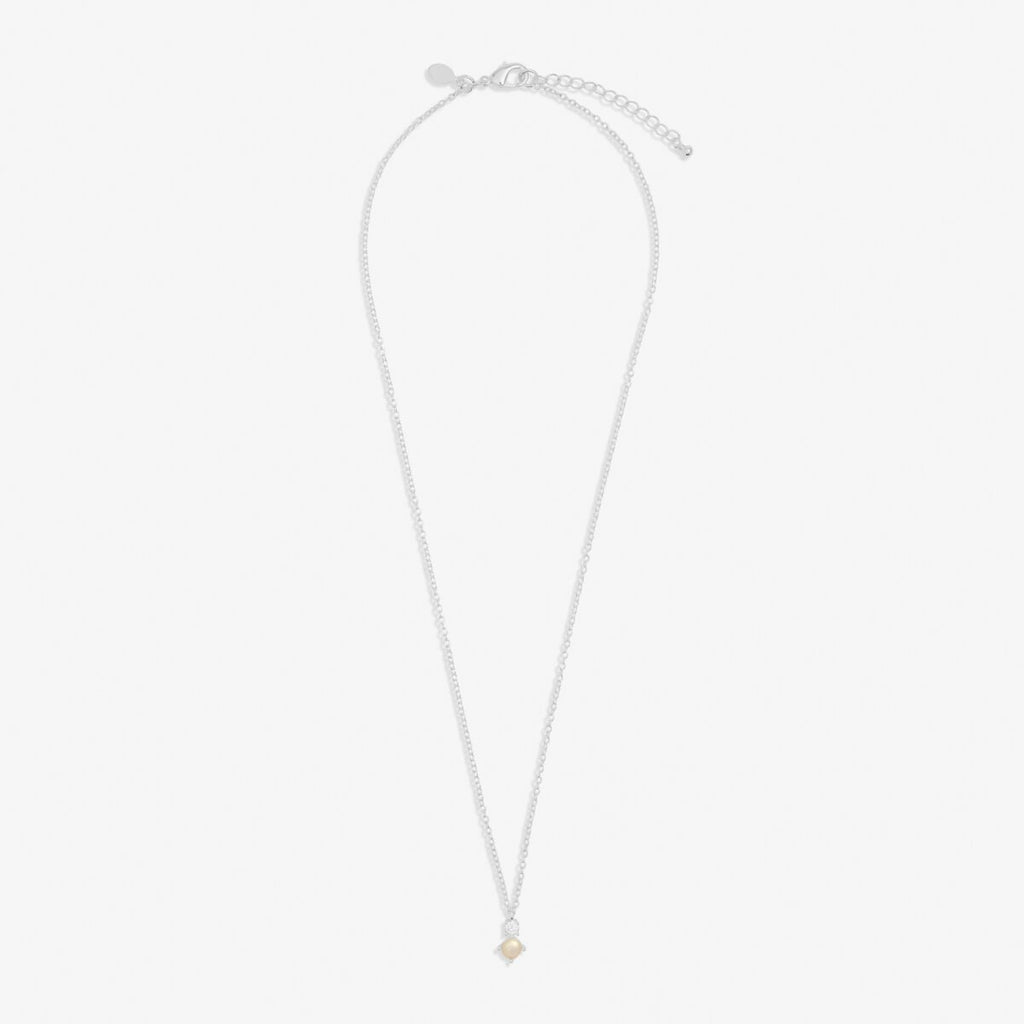 Joma Jewellery - Halo Pearl Pendant Necklace