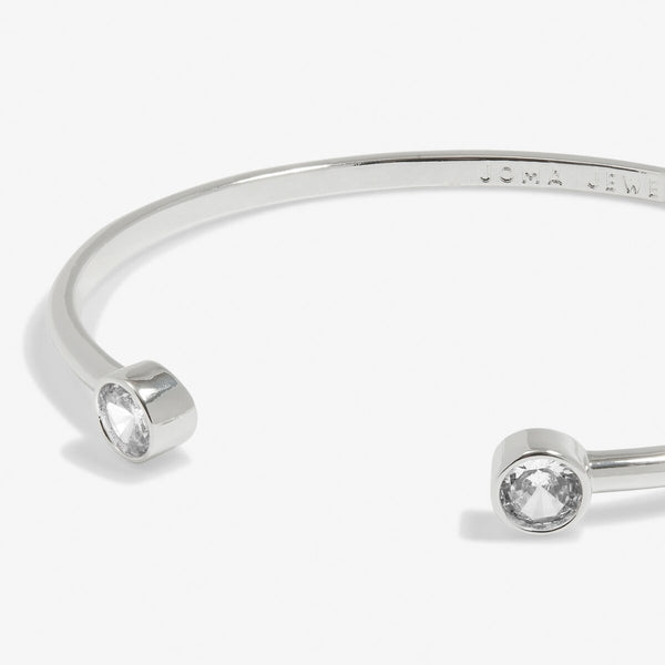 Joma Jewellery - Halo Pearl Cubic Zirconia Bangle