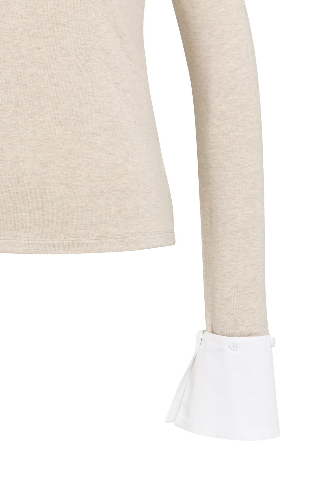 YaYa - Avella Jersey Top with removable cuffs