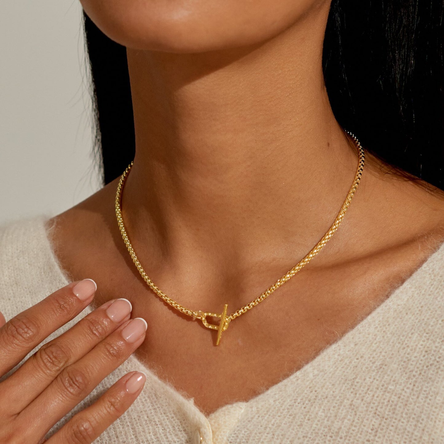 Joma Jewellery - Evermore - Oval T-Bar