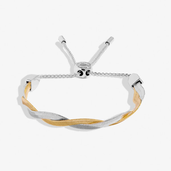 Joma Jewellery - Bracelet Bar - Twisted Snake Chain