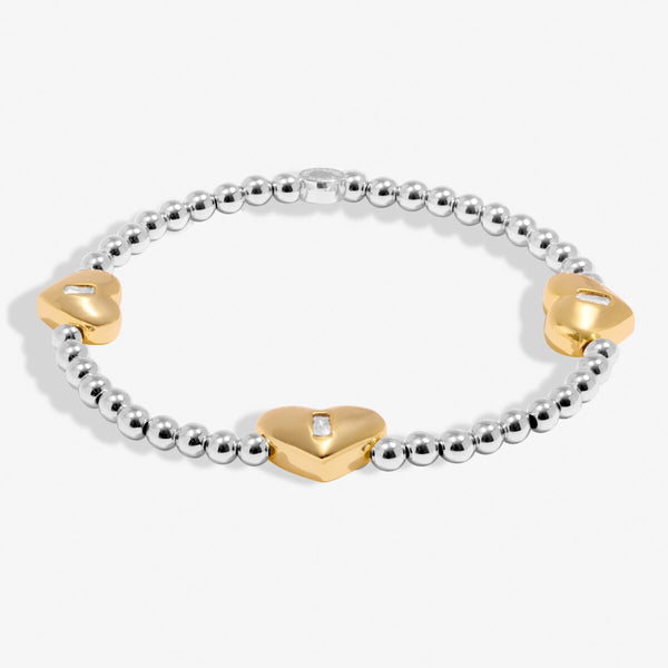 Joma Jewellery - Bracelet Bar - Triple Heart