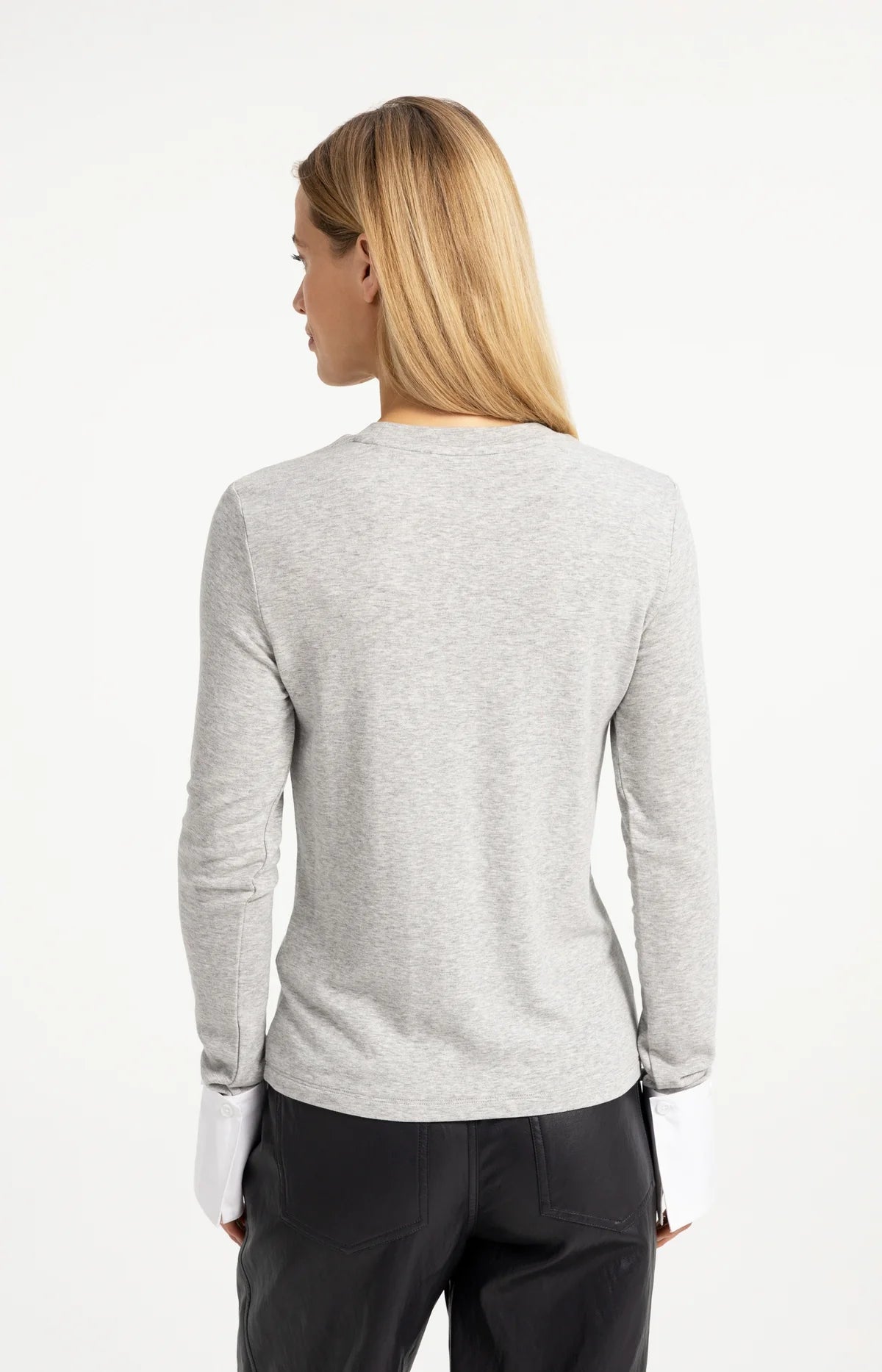 YaYa - Avella Jersey Top with removable cuffs