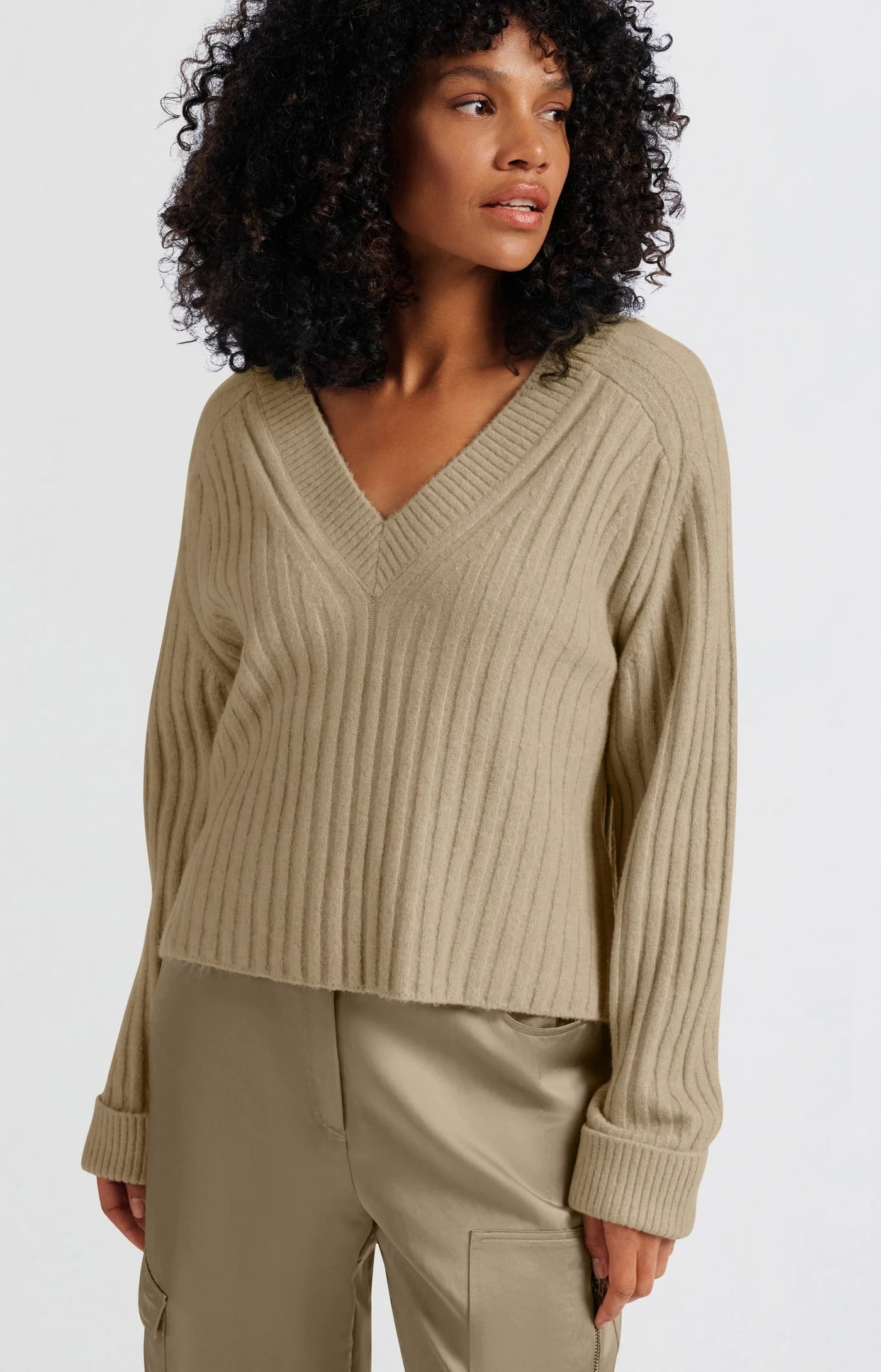 Yaya - Soft Ribbed Sweater