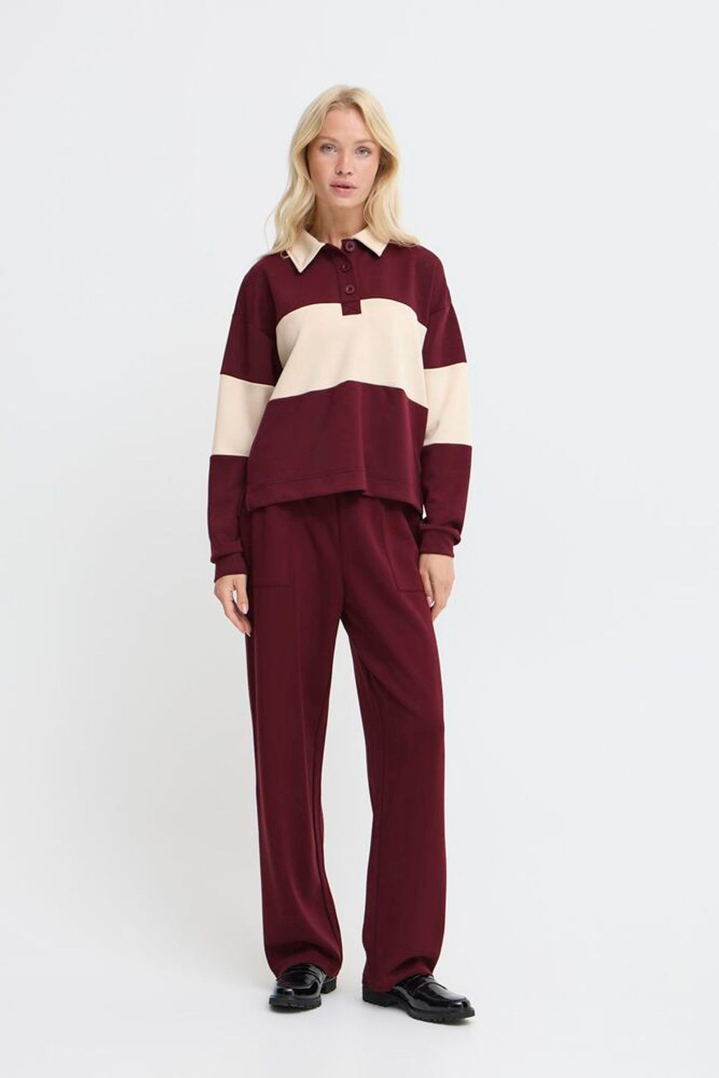 Byoung - Pusti Contrast Polo Pullover
