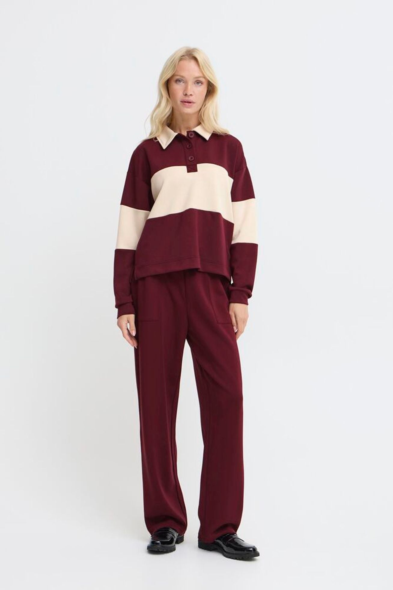 Byoung - Pusti Contrast Polo Pullover