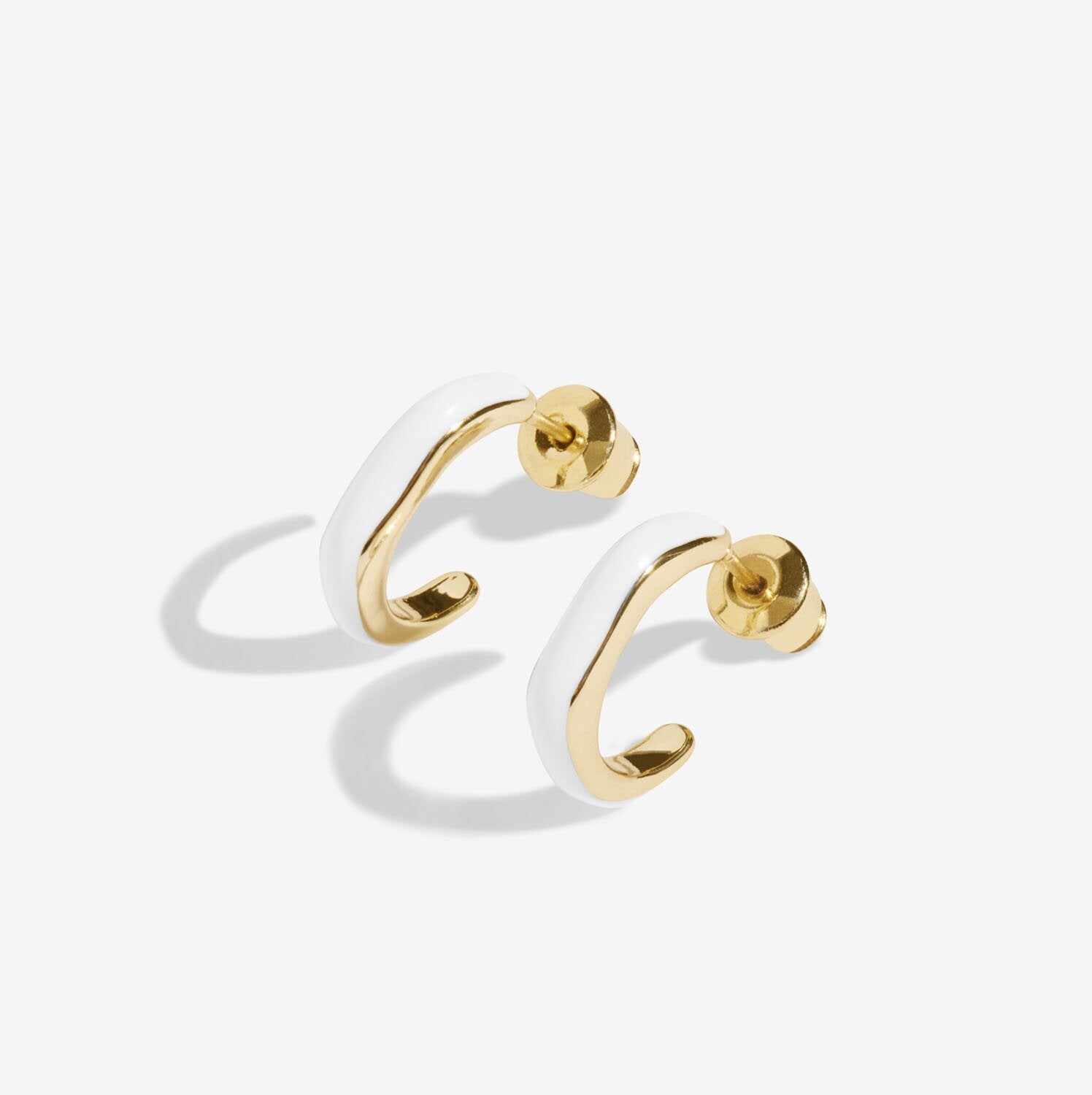 Joma Jewellery - Beau Enamel Hoop Earrings