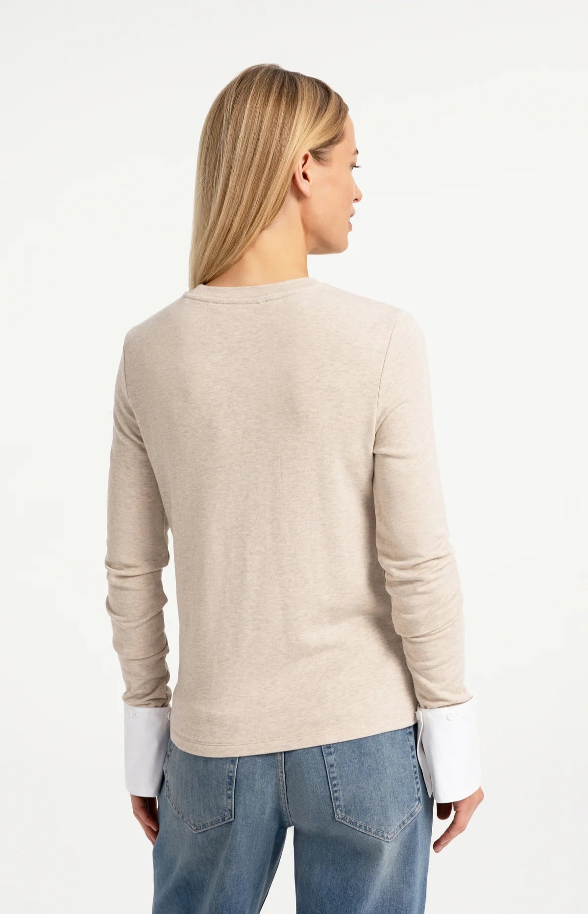 YaYa - Avella Jersey Top with removable cuffs