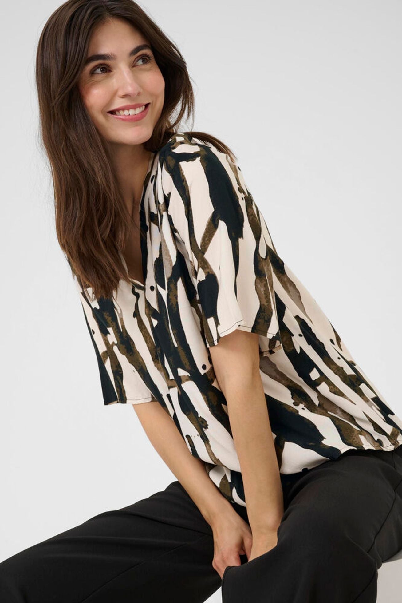 Culture - Ashley Chaina SS Blouse